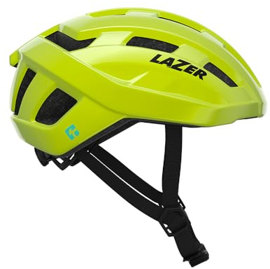 LAZER Tempo KinetiCore Bike Helmet, Lightweight Bicycling Gear for Adults, Men & Women’s Cycling Head Gear, Flash Yellow, One Size