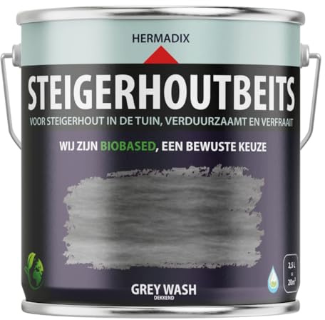 HERMADIX Gerüstholz Beize graue Wäsche 2,5 ltr