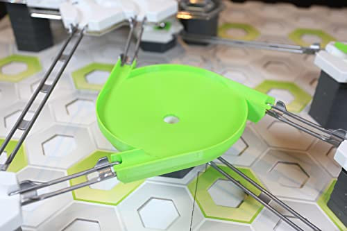 TracksCreations Mega Kreisel für Kugelkreislauf, Gravitrax-kompatibel (3 Eingänge)