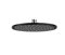 KLUDI Großer Duschkopf Tellerkopfbrause rund 30cm schwarz/chrom A-QA 6433087-00