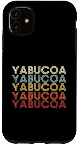 Hülle für iPhone 11 Yabucoa Puerto Rico Yabucoa PR Vintage Text