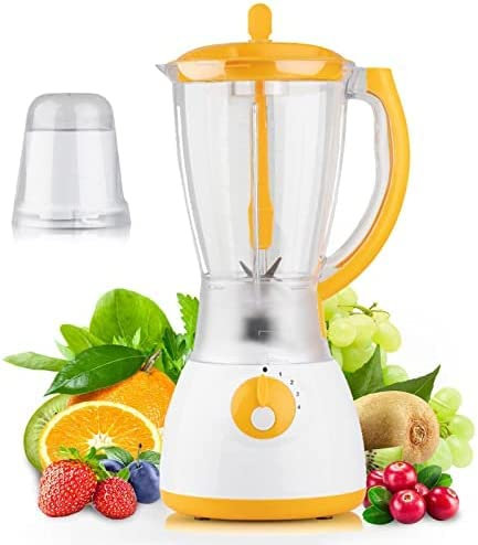 Frullatore per frullato, frullatore per frullato professionale ad alta velocità da 1000 W con velocità regolabili e vaso da 1,5 litri, frullatore per robot da cucina professionale per cucina