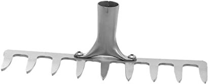 KITANDOVE 1pieza Rastrillo De Jardín De Dientes para y Jardinería Sin Mango Herramienta De Limpieza De Suelo para Remover Césped y Caídas