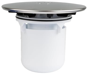 GroveEss Shower Drain Replacement Cover - Durable Waste Trap Cap With Removable Top for 90mm/115mm Plughole - Fast Flow Outlet