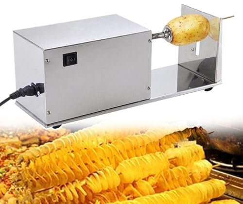 Kartoffelturm Maschine, Elektrische Tornado Kartoffelschneider Chips, Automatische Kartoffel Tornado Schneidemaschine, Spiralschneider Für Gemüse, Elektrische Kartoffeldreher