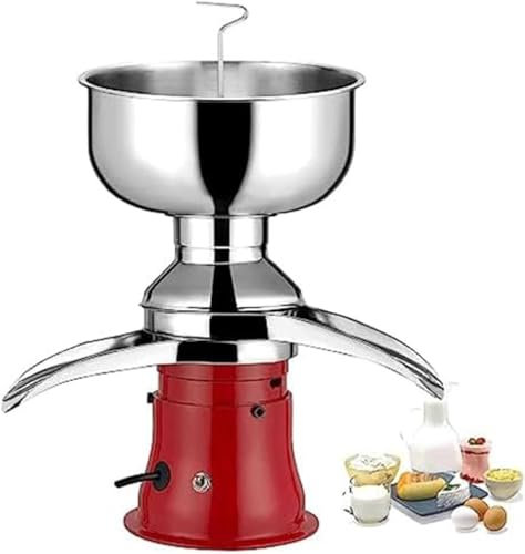 Separatore Di Panna Elettrico, Separatore Di Panna per Latte Di Capra, Separatore Centrifugo Di Panna Di Latte, Separatore Di Panna Di Burro in Acciaio Inossidabile per Frullati, Uscita 13gal/H 50l/H