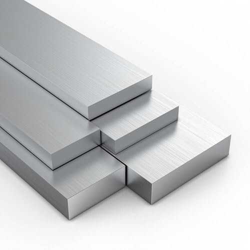 LanMaiXun 1 Stück 10mm×200mm×500mm 6061 Aluminiumlegierung flacher Streifen, Aluminium-Stäbe, Aluminiumlegierung rechteckiger Streifen