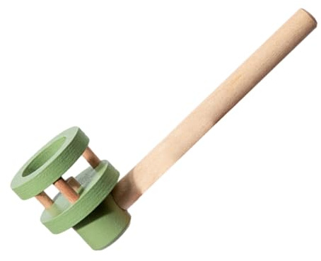 TOYANDONA Wooden Floating Ball Blowing for Breath Control Balance Plaything Educational Family Game Birthday Boys and