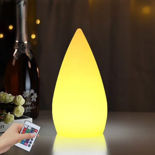 Lampada da sauna senza fili, dimmerabile, con 16 colori RGB e 4 modalità, telecomando e cavo di ricarica USB, lampada da tavolo a LED, lampada da comodino, per sala sauna, ristorante, bar, giardino