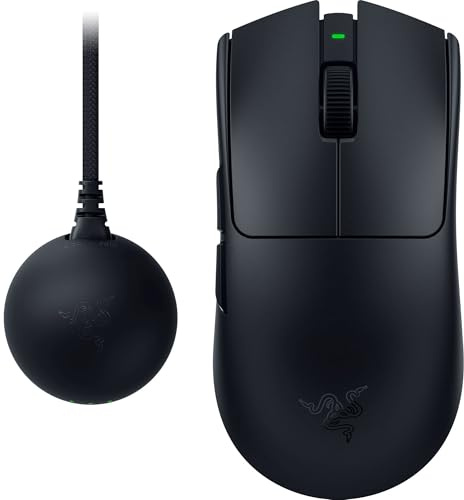 Razer Viper V4 Pro - kabellose symmetrische E-Sport-Gaming-Maus - Ultraleicht 49g - HyperSpeed Gen-2 bis 8 kHz Polling - Focus Pro 50K Sensor - optisches Scrollrad - PC/Mac | Schwarz