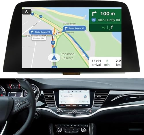 LQ080Y5DZ10 - Schermo LCD per Opel Astra k LCD Display per Vauxhall Navi 900 GPS Monitor Navigazione Schermo di Ricambio Digitalizer Touch Screen, Digitalizzatore Auto LQ080Y5DZ06