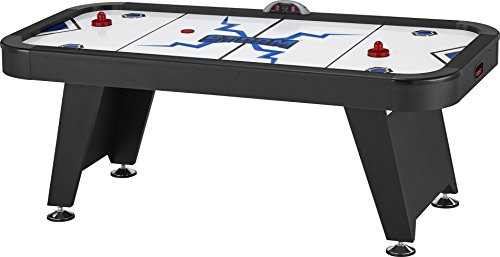 Fat Cat Storm 7 Foot Air Hockey Table for Adults with 80 CFM Motor, LED Electronic Scorer, Hockey Table with Pucks and Paddles Included