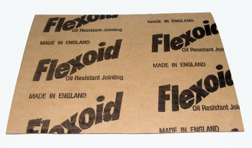 Gasket Paper 0.5mm Thick - 2 x A4 Sheets - Flexoid Brand