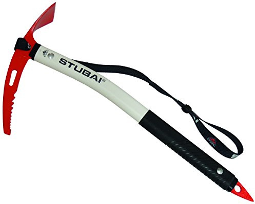 Stubai 902259, Piccozza Unisex – Adulto, Nero/Rosso, 59 cm