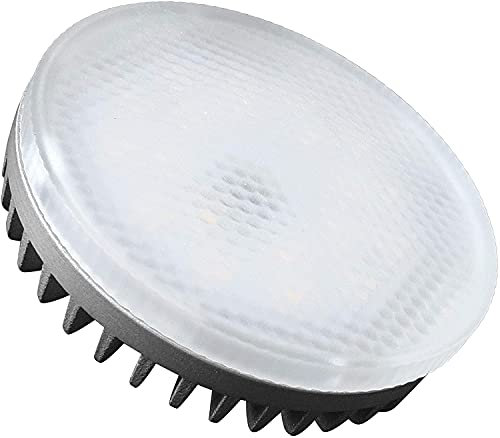 Maso nanic 2 x GX53 LED 8.5 W ~ 60 W regulable blanco cálido 220/230 V Foco Bombilla Lámpara – Juego de 2