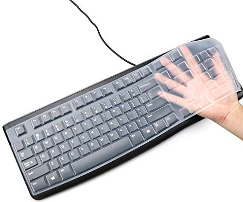 Silikon-Tastaturabdeckung für Logitech K120 & MK120 US-Tastaturlayout