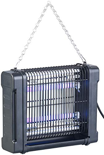 Lunartec Insektenlampen: UV-Insektenvernichter mit Rundum-Gitter, 2 UV-Röhren, 4.000 V, 12 Watt (Insektenvernichter-Lampe, Lichtmückenschutz, Motten)