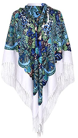 Damen Schal Winter Dreieck Schal Shawl Mode Drucken Groß wickelschal Warme Lässig Herbst Winter Schal Halstücher Poncho Weicher Schal