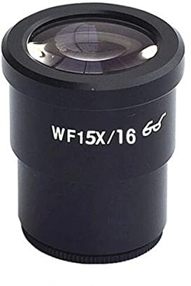 ZTBH Mikroskop-Zubehör-Kit WF15x 1. 6mm Stereo-Mikroskop-Okular-Linse mit Größe 30mm Mikroskopische Objektträger (Color : 1pc with Scale)