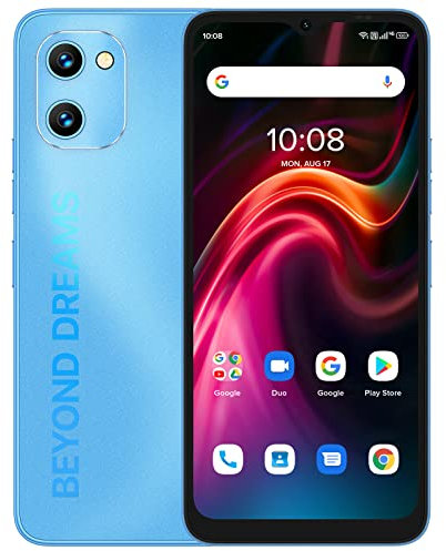 UMIDIGI G1 MAX Smartphone Ohne Vertrag Günstig,6GB + 128GB Handy Günstig,Android 12 Go Handy Ohne Vertrag,6.52 Zoll HD+ Display,50MP AI Kamera,5150mAh Akku,Octa Core/4G Dual SIM/OTG(Blau)