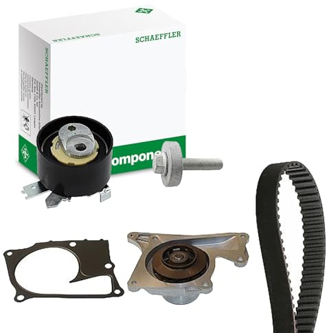 INA 530 0843 30 Wasserpumpe + Zahnriemensatz mit Dichtung Kompatibel mit NISSAN Qashqai II J11, J11, MERCEDES-BENZ A-Klasse W177 CLA Coupe C118 CLA Shooting Brake X118, DACIA SANDERO II