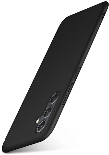 moex für Samsung Galaxy A54 5G Hülle Ultra Dünn, Schutzhülle mit erhöhtem Kameraschutz, Slim Cover Hardcase Backcover, Dünnste Handyhülle Minimalistisch Alpha Case, Matt Schwarz