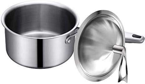 Pentola per zuppiera Pentola per Latte in Acciaio Inossidabile Pentola Antiaderente per Uso Domestico Pentola per zuppiera Multifunzione Pentola per Alimenti per Bambini Pentola Senza Rivestimento