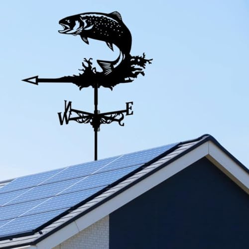 Wetterhahn Fürs Dach - Wetterhahn - Wetterfahne Aus Edelstahl Mit Tierfigur, Praktischer Windrichtungsanzeiger, Bauernhofszene Im Vintage-Stil Für Zuhause, Outdoor, Garten, Ornament, Collies ( Color :