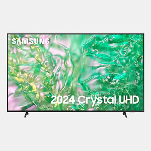 Samsung DU8070 Crystal UHD 4K 85 Smart TV, With Object Tracking Sound Lite, AirSlim, Gaming Hub, Crystal Processor 4K, Smart TV powered by Tizen, UE85DU8070UXXU, English Model (2024)