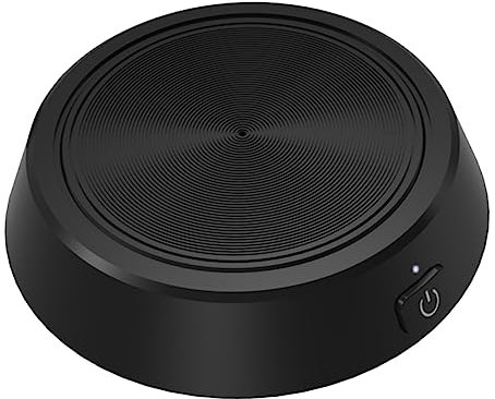 Operitacx USB Omnidirektionales Desktop-mikrofon Aus Robustem Zinklegierungsmaterial Audioaufnahme Mit USB-anschluss Für Videokonferenzen Sprachchat Streaming Und Online-Meetings Schwarz