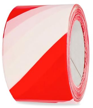 AMIG - Markierungsband - Zur Abgrenzung von Gefahrenbereichen - Nicht klebend - LDPE Polyethylen - 70 mm x 200 m - Gelb und Schwarz