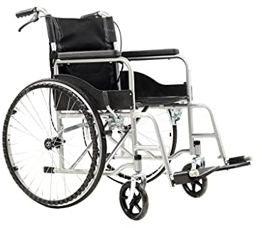 Máquina De Desplazamiento De Silla De Ruedas Móvil Cómoda Al Aire Libre Con Empuje Manual De Neumático Sólido, Transporte Plegable Ligero Máquina De Desplazamiento De Silla De Ruedas Móvil Cómoda Al