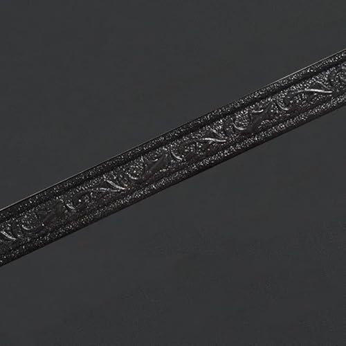 Dostear Bordi Greche Pannelli Adesivi Bordo Adesivo per Pareti Striscia Adesiva Muro Decorativa Greca Adesiva per Parete nero 4 X 230cm（2pcs）