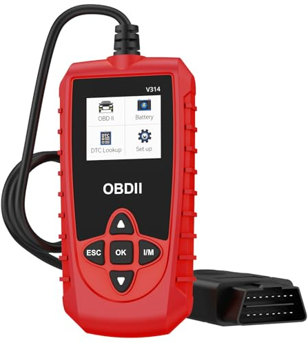 BINTA OBD2 Auto Diagnostica OBDII Scanner Universale,Cancellazione Codici di Errore Ricerca DTC I/M Motore Lettore di Codici di Guasto Supporto Veicoli con Protocollo OBDII/EOBD