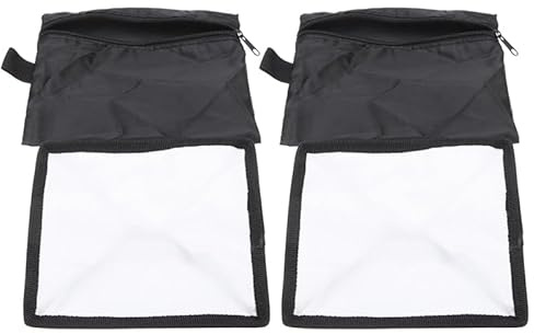 DOITOOL Foldable Flash Diffuser Sock 6.69X5.91In Soft Light Cover with Anti-Skid Strips Portable Speedlight Softbox Photography Video Light Accessory 2 Pack