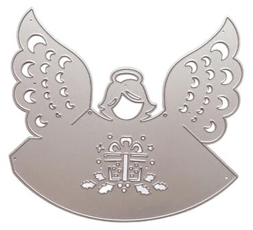 Stanzschablonen Weihnachten 3D Stanzschablone Engel Prägeschablonen Laterne Windlicht Stanzbögen Stanzformen als Anhänger Baumschmuck Weihnachtsdeko DIY Basteln Silvester Zierschmuck A002