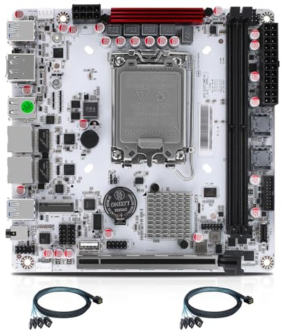 Q670 Carte mère NAS Mini-ITX 8 baies LGA1700 (prend en charge les processeurs de bureau 12e/13e/14e génération), 8 x SATA3.0, i226-LM 2,5 G vPro, 2 x DDR5 MAX 64 Go, 3 x M.2 NVMe, 3 x USB 3.2, 1 x