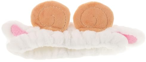 OHPHCALL Spa Huvudband Med Söt Lamöra Makeup Ansiktsrengöring Elastiskt Huvudband För Kvinnor Bekväm Och Lätt För Skönhetsrutiner Och Bad