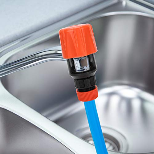 Gartenschlauch-Anschluss, Universal-Wasserhahn-Schlauchadapter, Universal-Wasserhahn-Gartenschlauch-Rohrverbinder, Wasserhahn-Adapter, Wasserhahn-zu-Schlauch-Adapter,