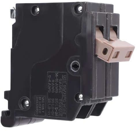 Interruttore Automatico 30A 2P CH Protezione Magnetica Termica in Materiale ABS Interruttore Standard Design 'interruttore di Chiusura e Apertura Rapida per Centri di Carico