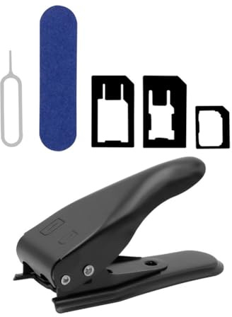 Kznifmk SIM-Kartenschneider für Mobiltelefone mit doppeltem Verwendungszweck. Der mobile SIM-Kartenschneider eignet sich für Android-Smartphones
