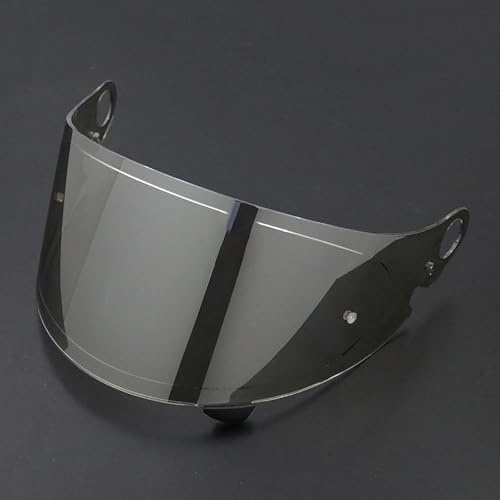 YOFAB Visiere Casque Moto pour SHOEI Glamster, Casque Moto Pare-Vent Casque Lentille, Remplacement de Visière de Lentille de Casque de Bouclier de Vent de Moto,B Aurora Silver