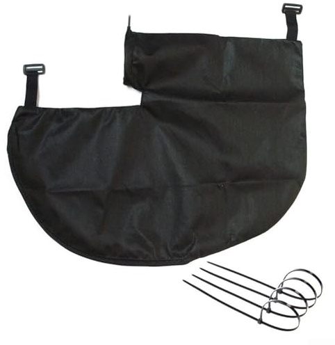 Sacchetti per aspirapolvere Leaf in tessuto non tessuto, antistrappo, chiusura a cerniera, connettore ovale, adatto per anello di montaggio da 30 cm