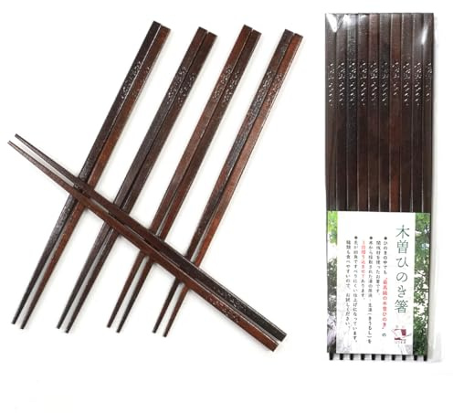 5 Zen set lacquering Kiso hinoki chopsticks [] Kiso hinoki chopsticks (japan import)