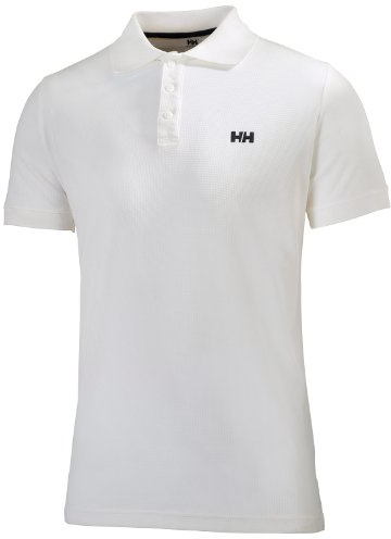 Helly Hansen Hombres Driftline Polo, Blanco, XL