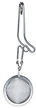 Excelsa Tea Time - Infusor de té con Pinza (3,5 cm, Acero), Color Plateado