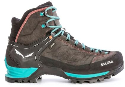 Salewa WS Mountain Trainer Mid Gore-TEX trekking- och vandringskängor, Magnet/Viridian Green, 43 EU