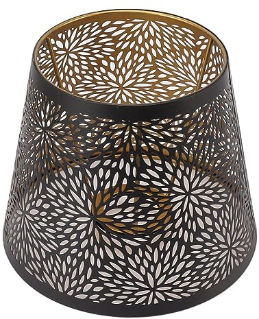 Pantalla De Lámpara De Metal Hueca, Cubierta De Luz De Pantalla Moderna, Lámpara De Mesa, Lámpara De Pared, Pantalla De Hierro, Cubierta De Pantalla Decorativa Para Mesa, Pared, Lámpara De Techo, Negr