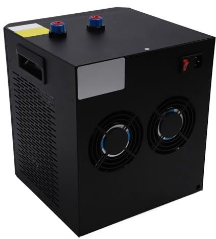 Depisuta Enfriador de Agua para Baño de Hielo, 79 GAL 300L Enfriador de Acuario con 3 Modos Pantalla Táctil LCD Enfriador de Agua Enfriador de Tanque de Peces para Hidroponía