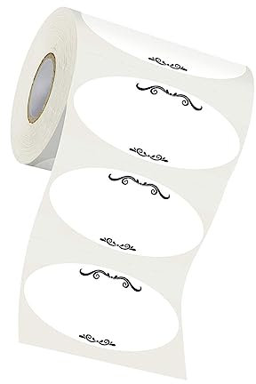 OHPHCALL 3rolls Adhesive Stickers for Jar Adhesive Canning Labels Food Labels Luggage Tags Stickers Pack